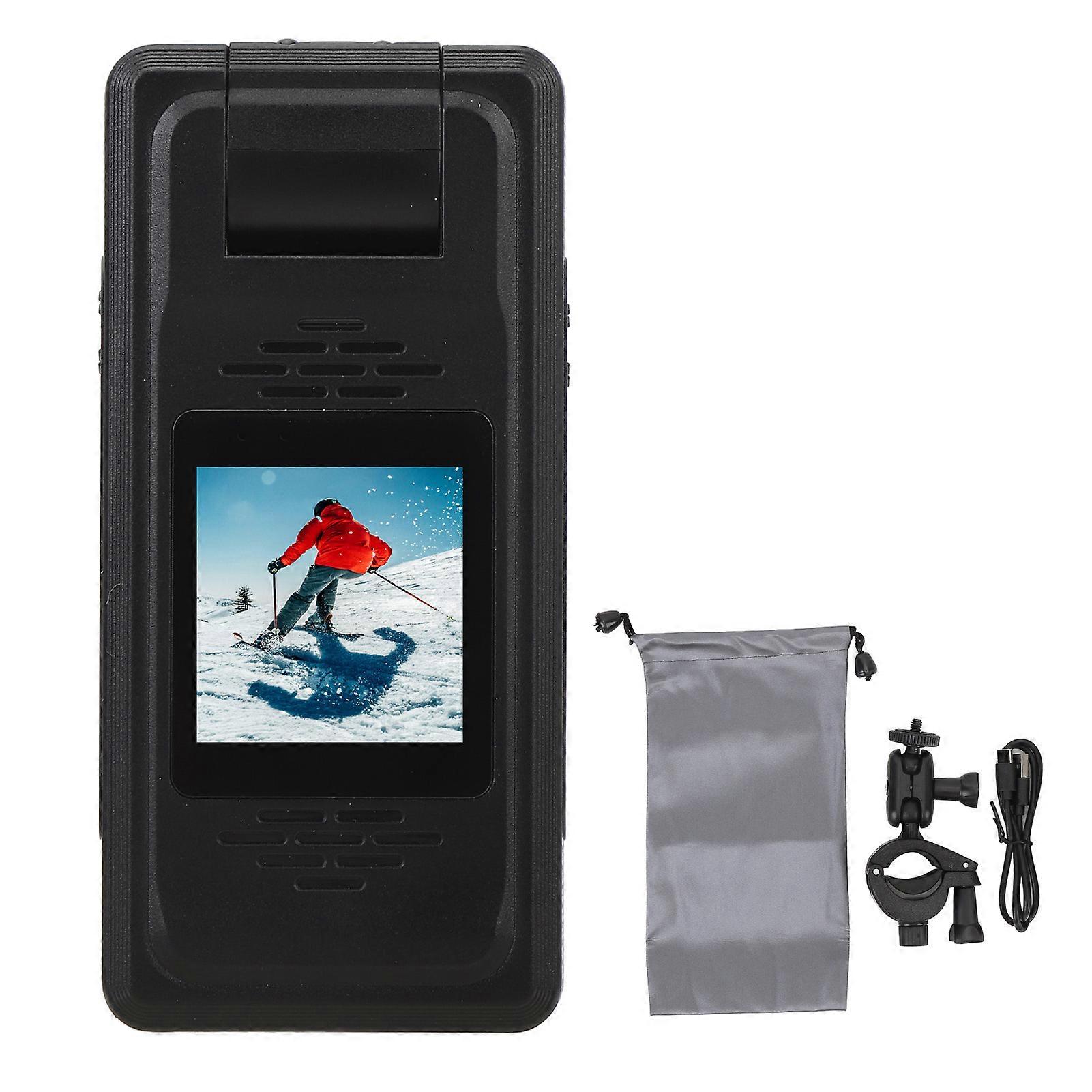 4K Portable Body Worn Camera: WiFi, 180° Rotating Lens, Loop Recording, 10-Hour Battery