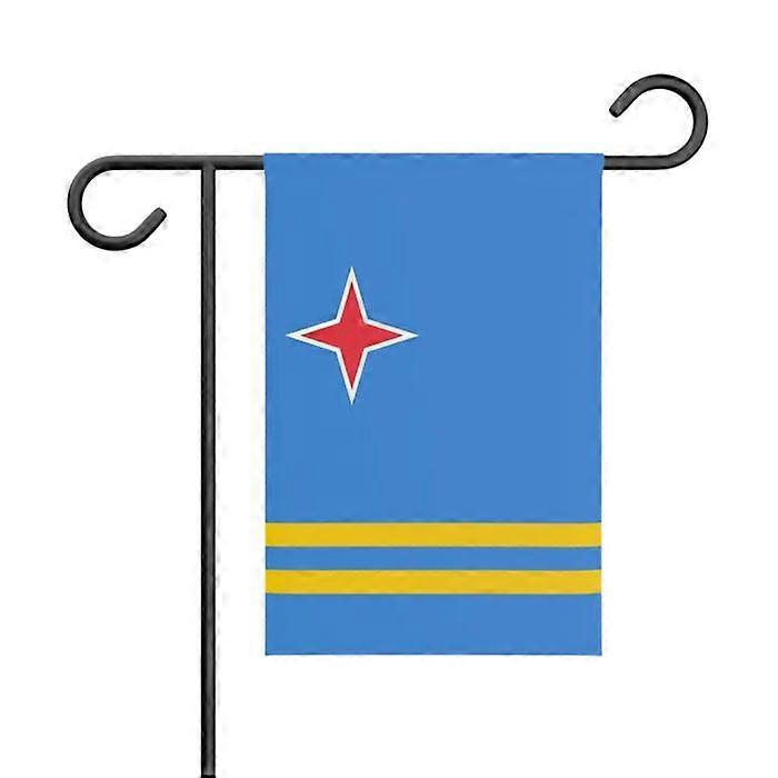 Flag - Aruba - 32 x 47.5 cm - Polyester - Double-sided printing - Multicolored
