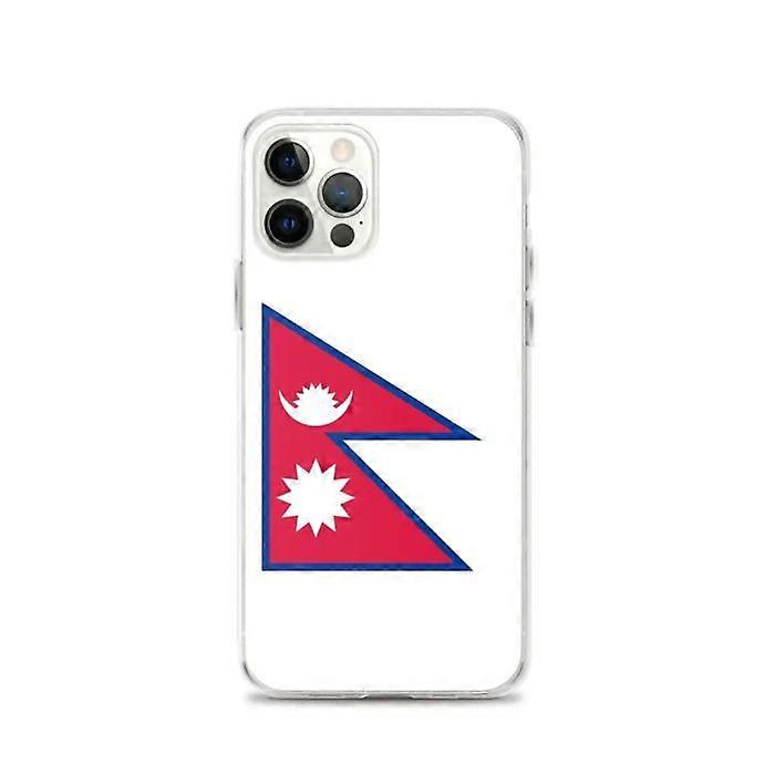 Case - PIXELFORMA - iPhone 12 Pro - Nepal Flag - Full Protection - Soft