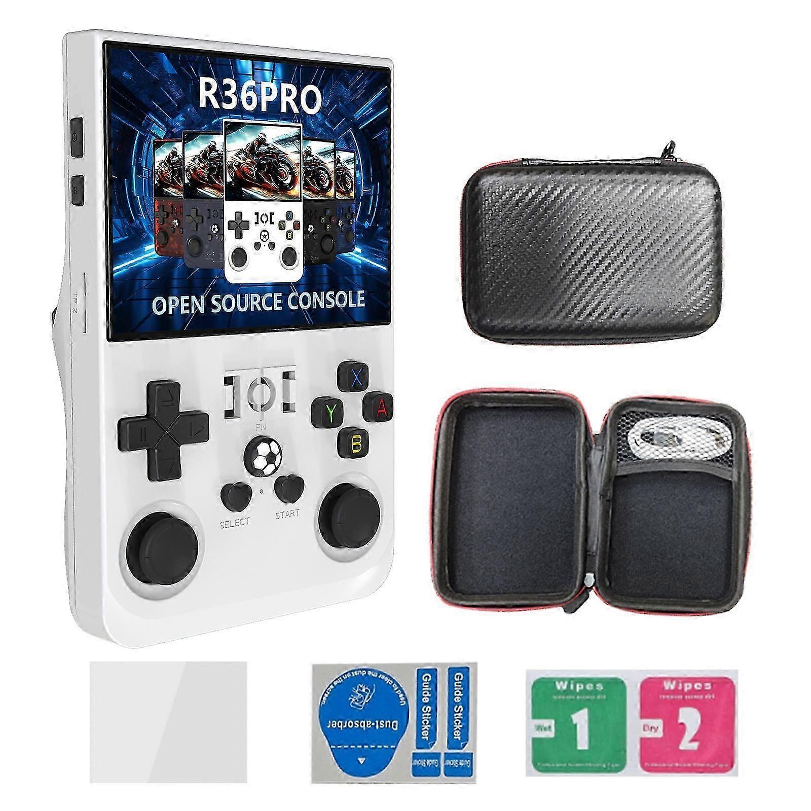 R36 PRO Retro Handheld Video Game Console HD Color screen 3.5-inchfullfit