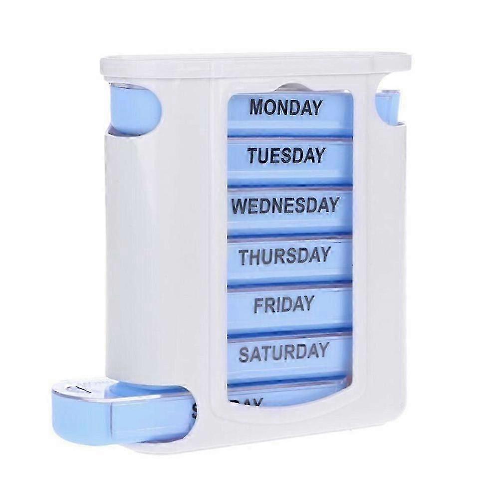 Tower dose weekly pillbox - ONE PIECE - With 4 compartments per strip