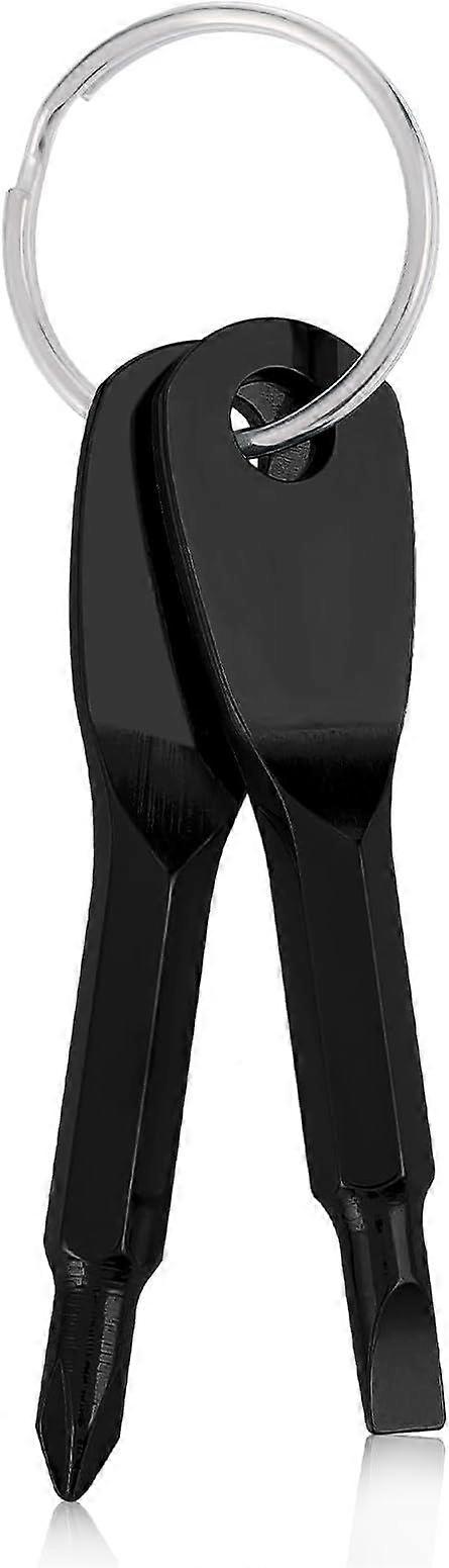 x Mini Multi-Function Keychain Screwdriver