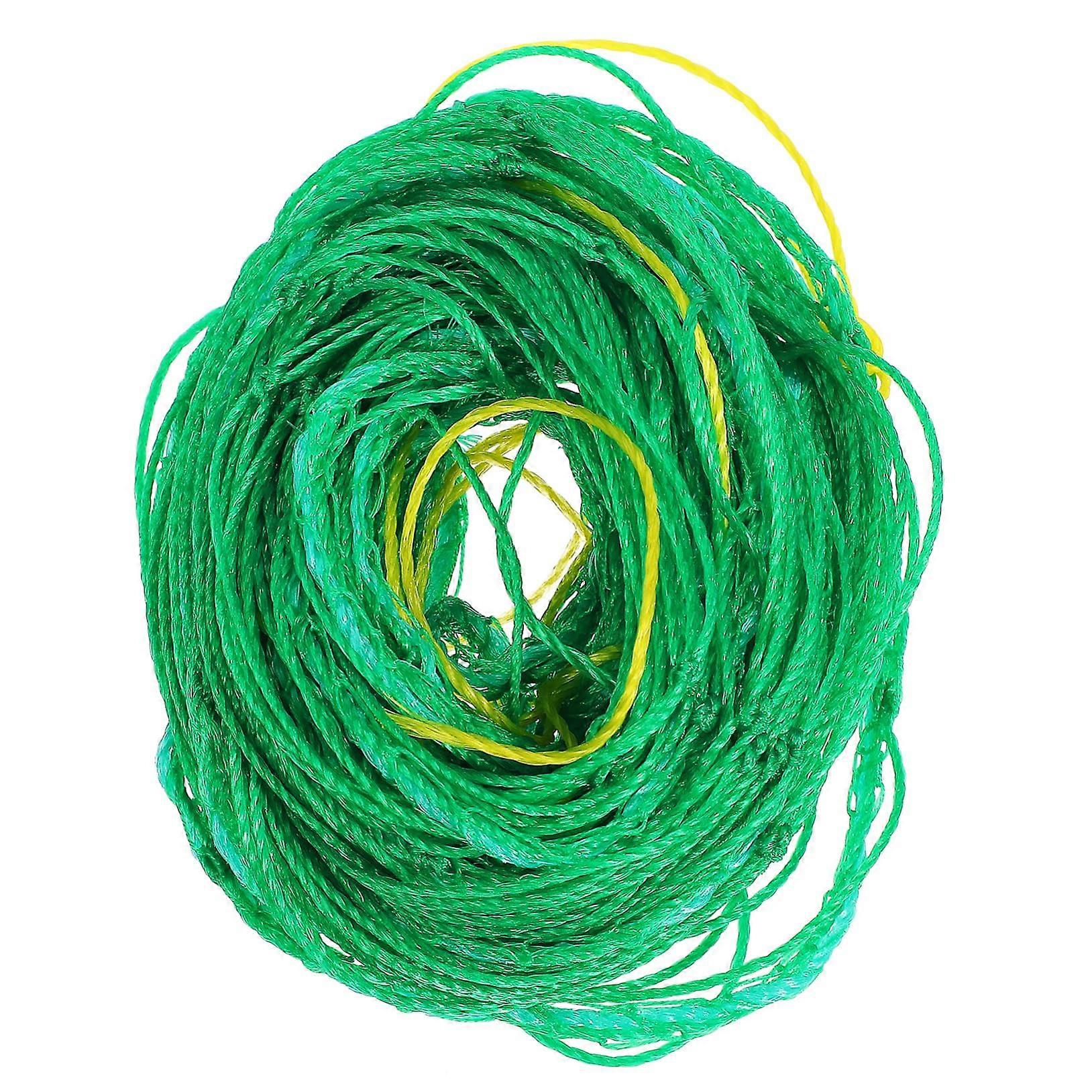 Climbing Net for Plants, Robust Green Nylon Trellis, Outdoor Garden Grid for Beans, Durable Plant Support Net 4ft x 8ft