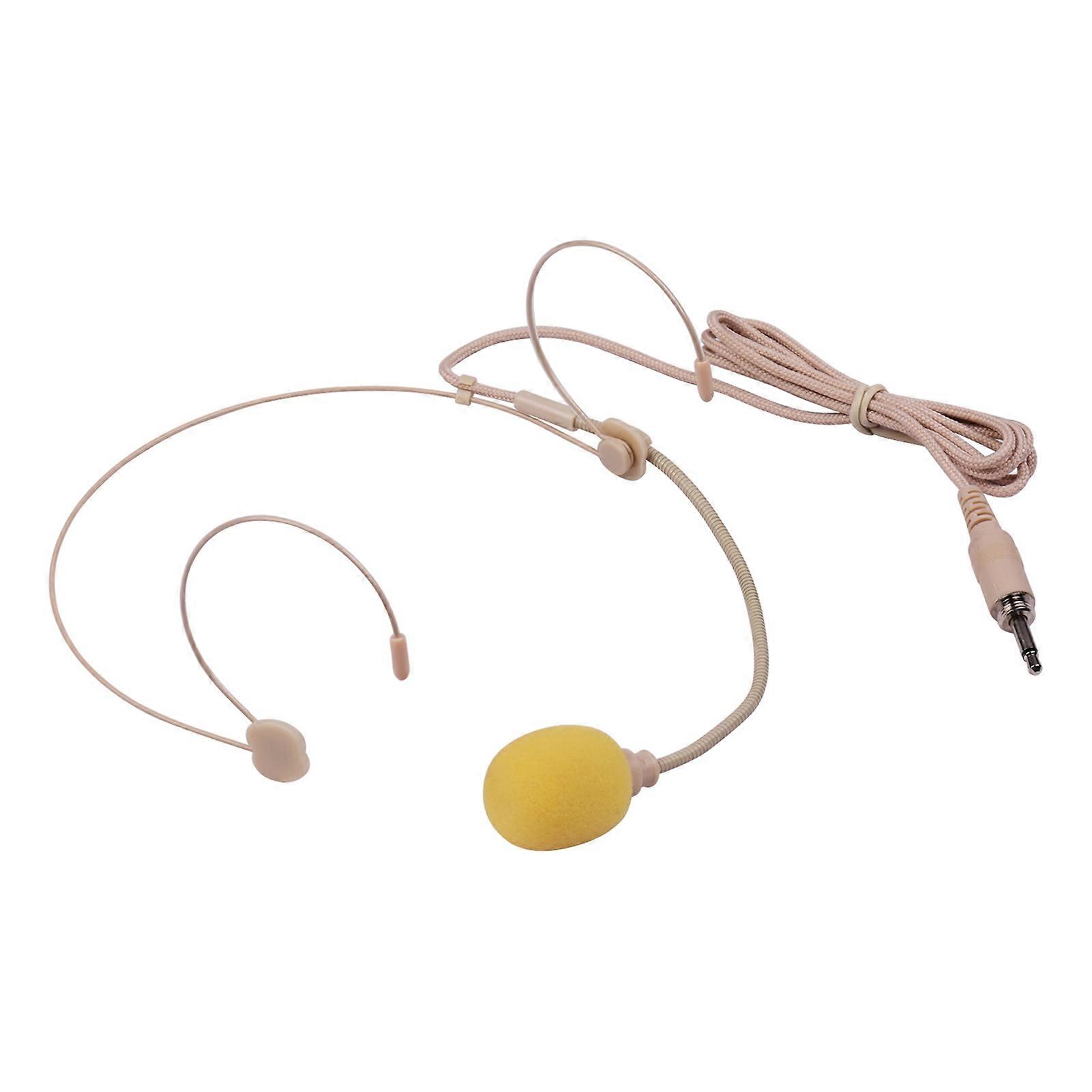 Lightweight Head Mounted Microphone - Unidirectional Condenser with 3.5mm Plug