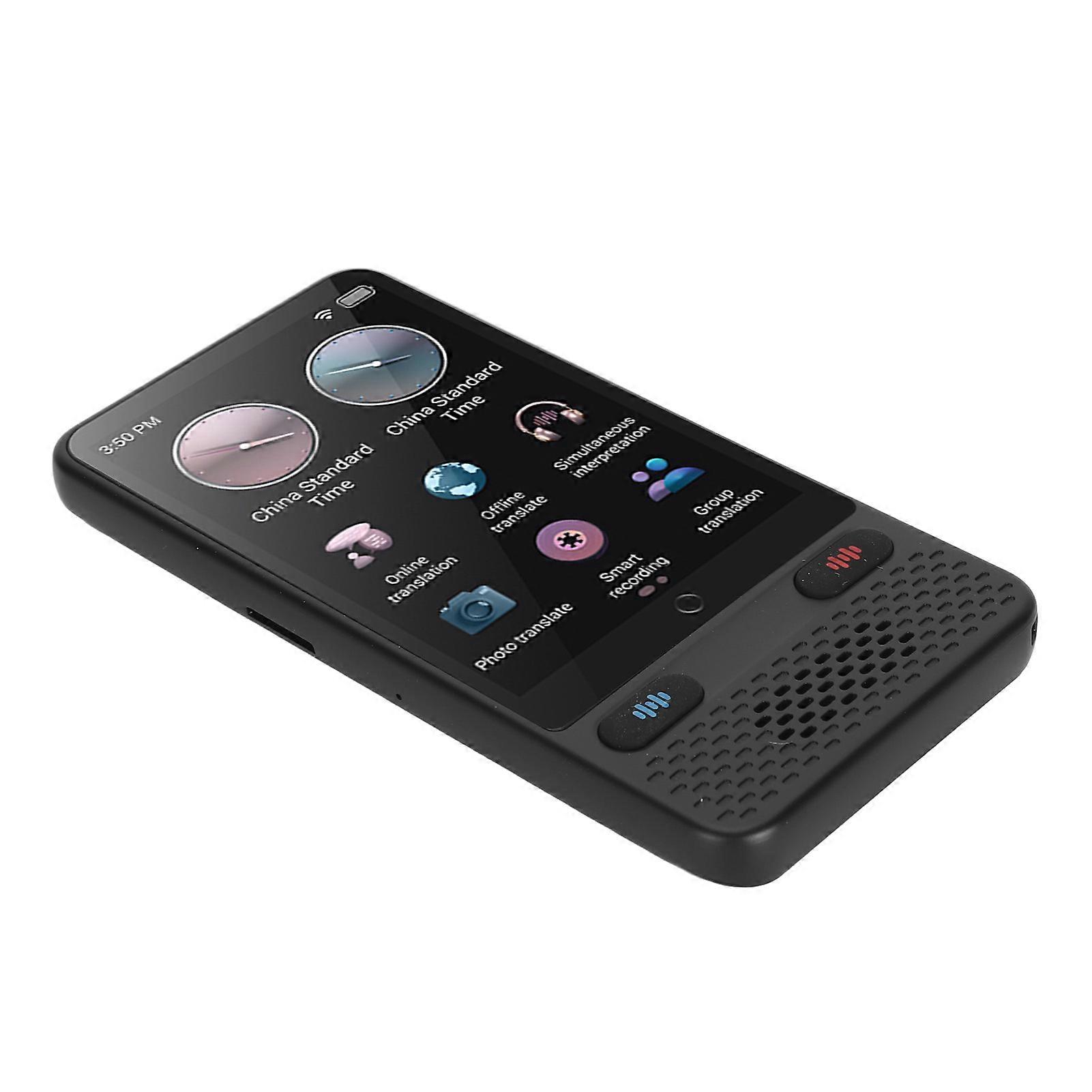 Voice Translator Online 138 Languages Touchscreen Support WiFi Hotspot Offline Photo Recording 2 Way Translation Device 