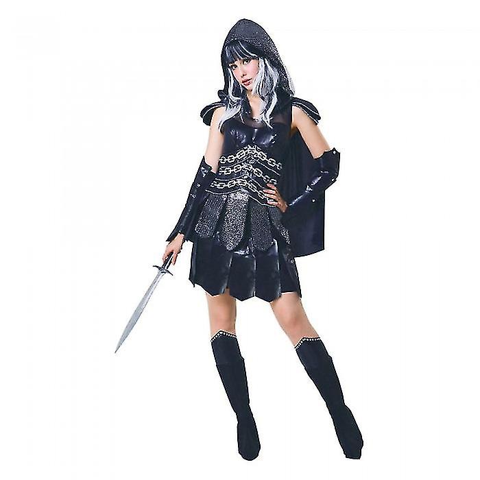 Bristol Novelty Womens/Ladies Dark Warrior Costume