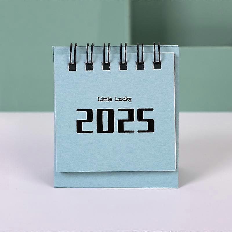 2025 Mini Desk Calendar Simple Portable Pocket Small Daily Planning Calendar Manage Time Schedule Desktop Decoration