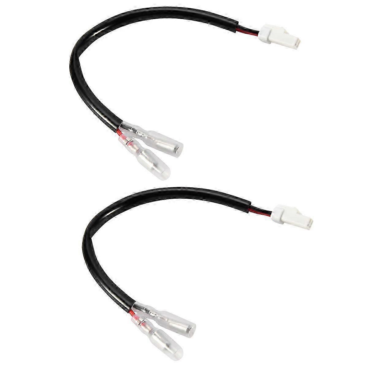 2Pcs Motorcycle Turn Signal Wiring Harness Connector Turn Signal Plug Adapter compatible with KTM