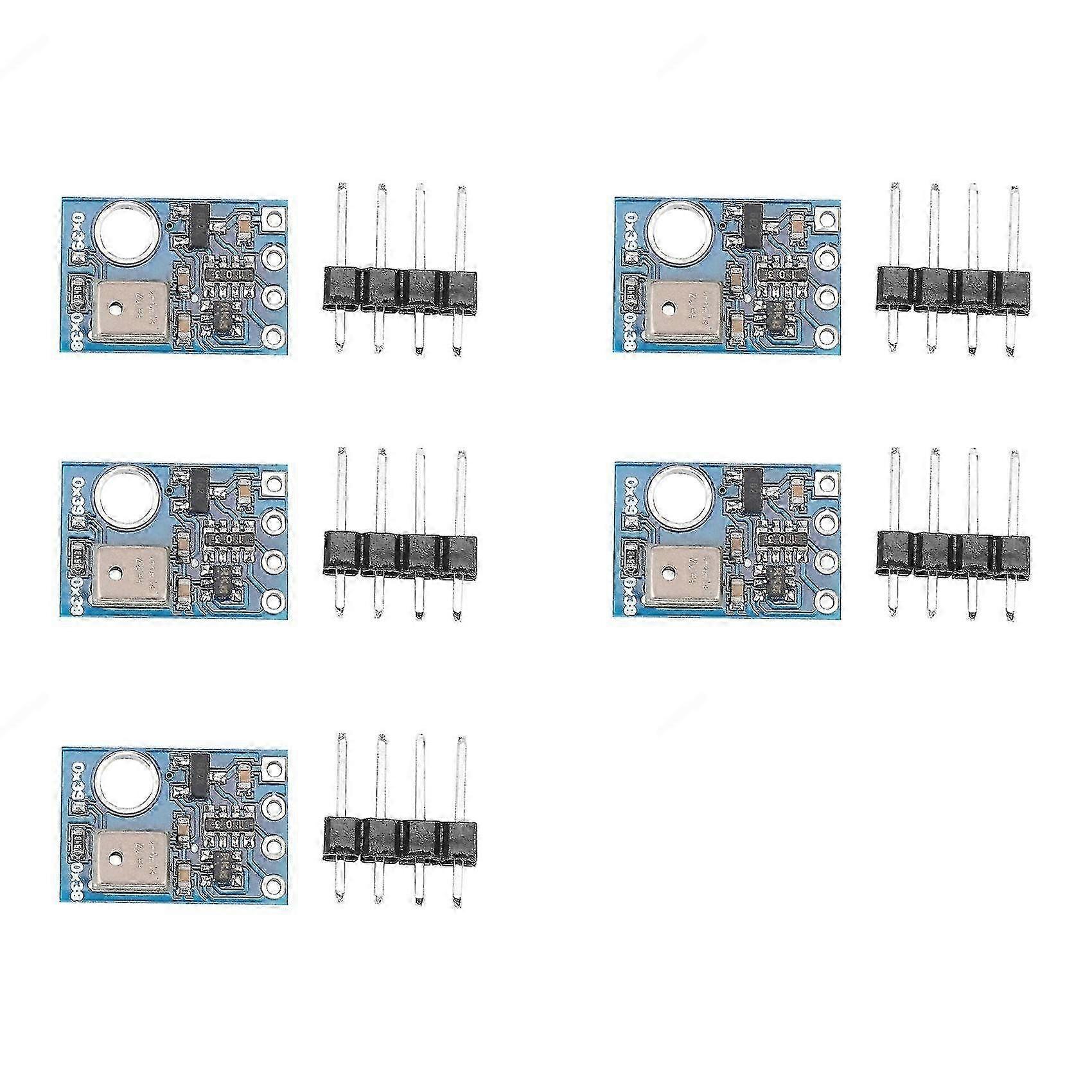 5PCS Digital Temperature Humidity Sensor Module I2C Compatible with SHT Series AHT10