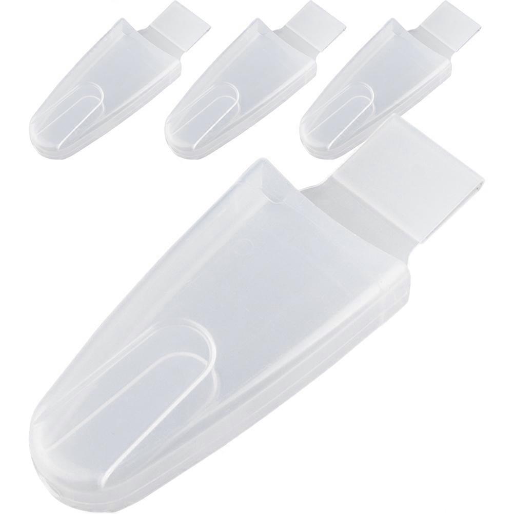 4pcs Garden Scissors Protective Waist Clips, Transparent Reusable Scissor Boxes for Safe Storage & Convenient Carrying – Gardening Tool Accessory