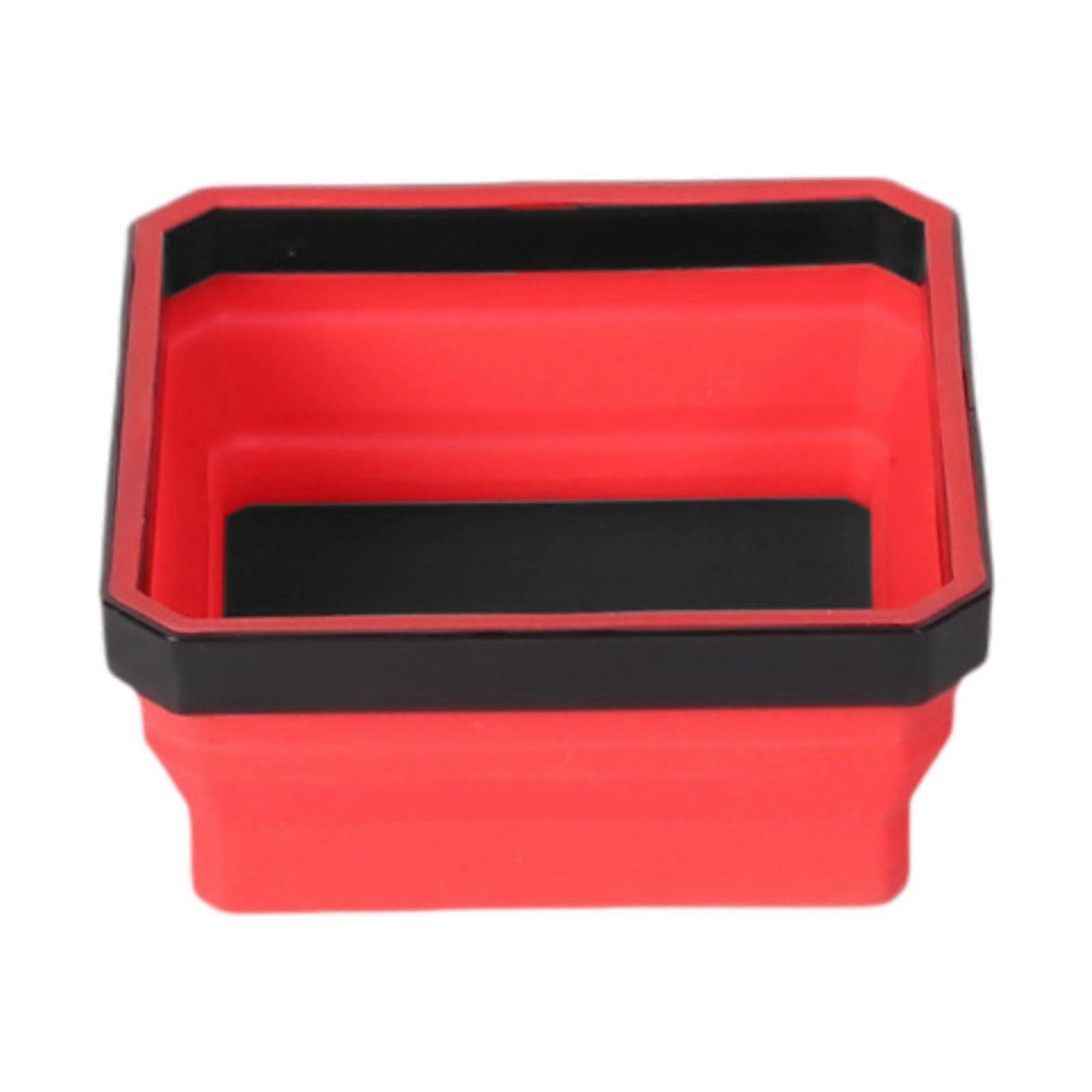 Foldable Attractive Parts Tray Silicone Tool Tray Multifunction Portable Storage