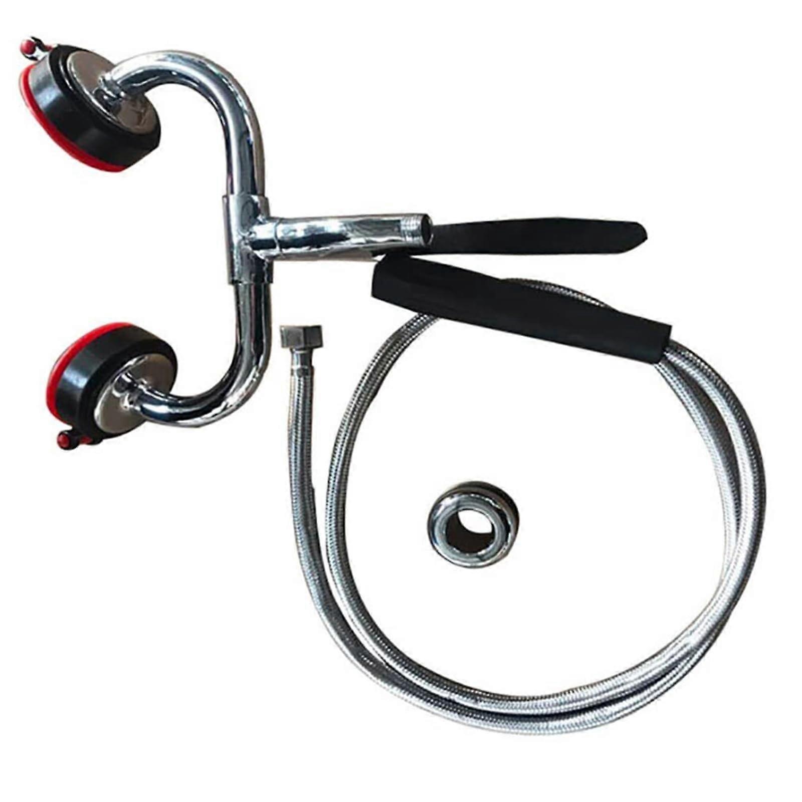 Eyewash with spray hose, eyewash for emergencies, shower, eye wash shower for lab and industry black