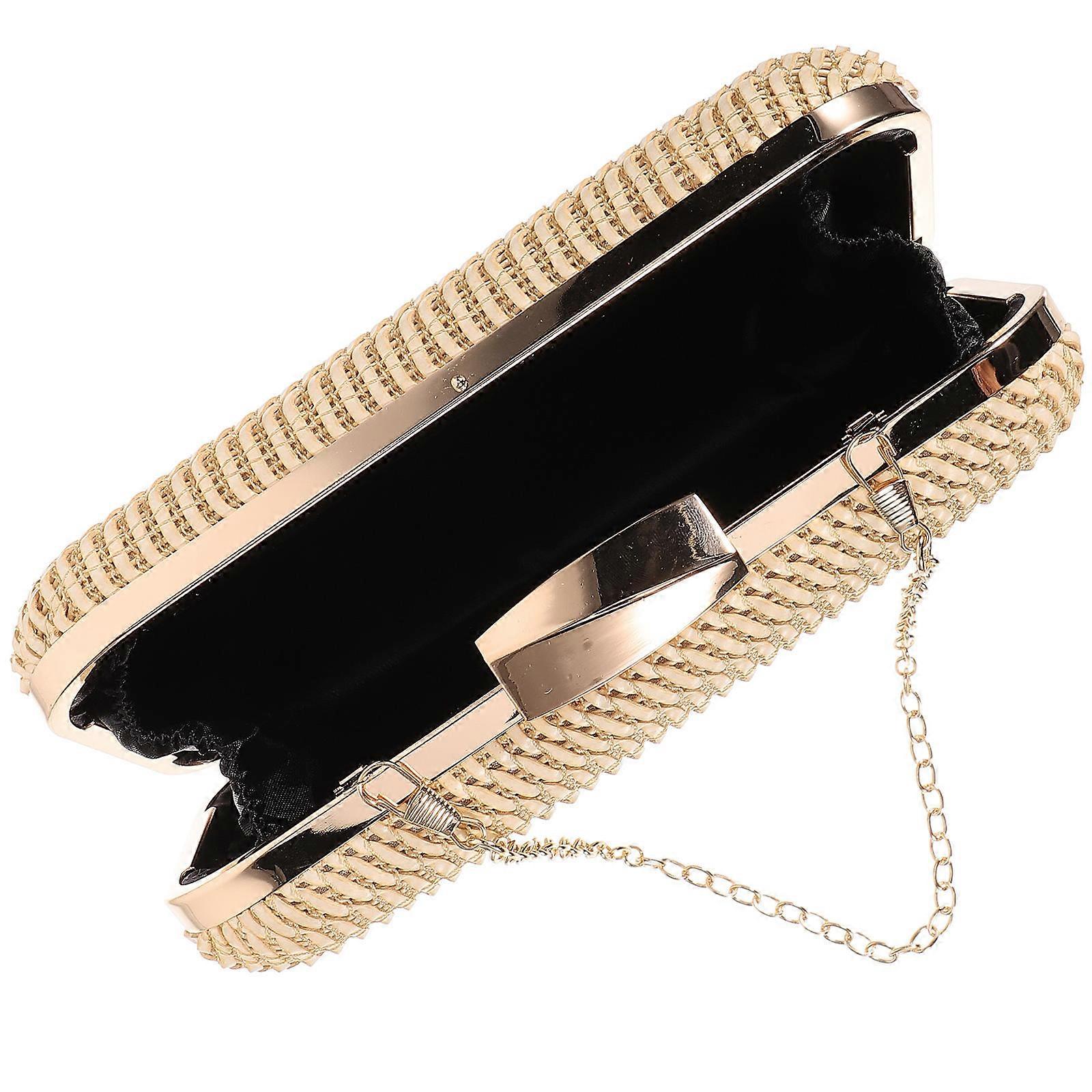 Here's a polished and engaging product description based on your input:
**Fashionable Woven Phone Purse for Women – Lightweight Handbag for