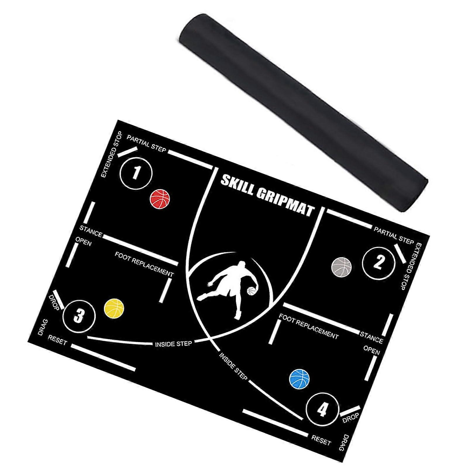 Basketball training mat, portable, agility, footstep, training pad, nonslip basketball pads, portable basketball equipment cushion Type A