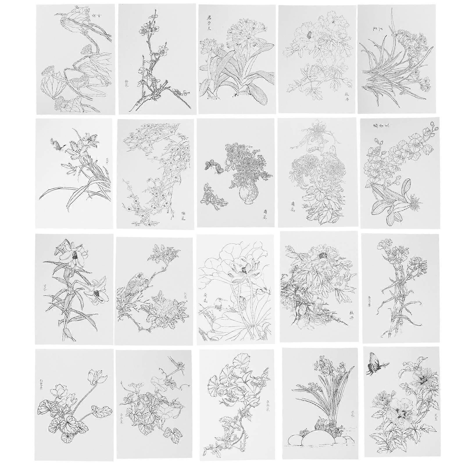 Watercolor Paper Pad Drawing Paper Art Practice Rectangular Shape Multi Color 20 Sheets