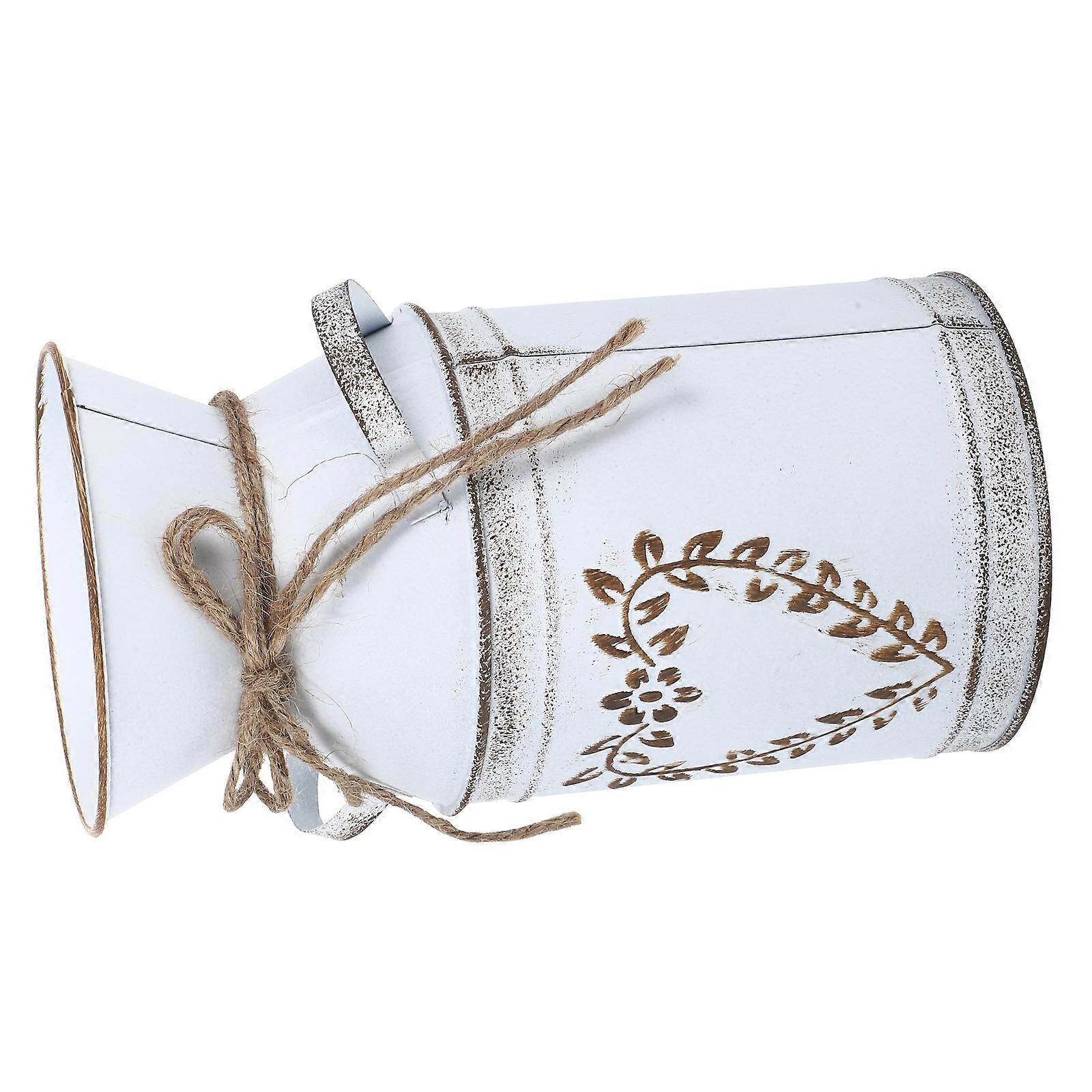 Flower Pots As Shown Size 7.7x3.9x3.9in Rustic Style Holiday Festival Decoration 1Set