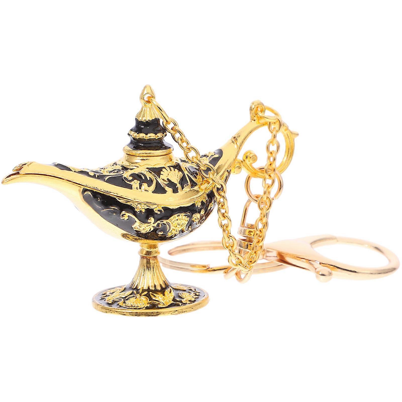 Key Chain Pendant Metal Keychain Handbag Pendant Charms Lamp Shape For Car Key Ornament 1Pack