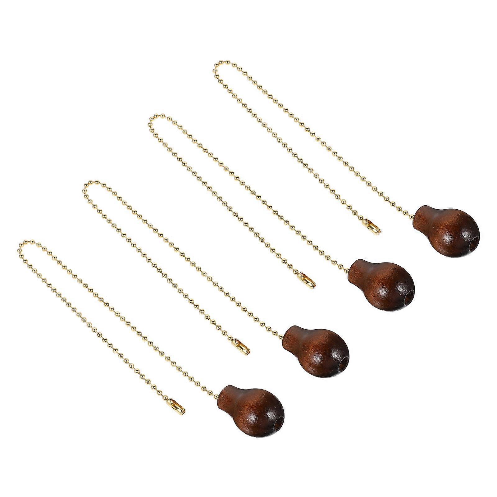 Wooden Gourd Pull Chains for Ceiling Fans – Stylish & Durable Light Pull Chains for Home and Workshop Use