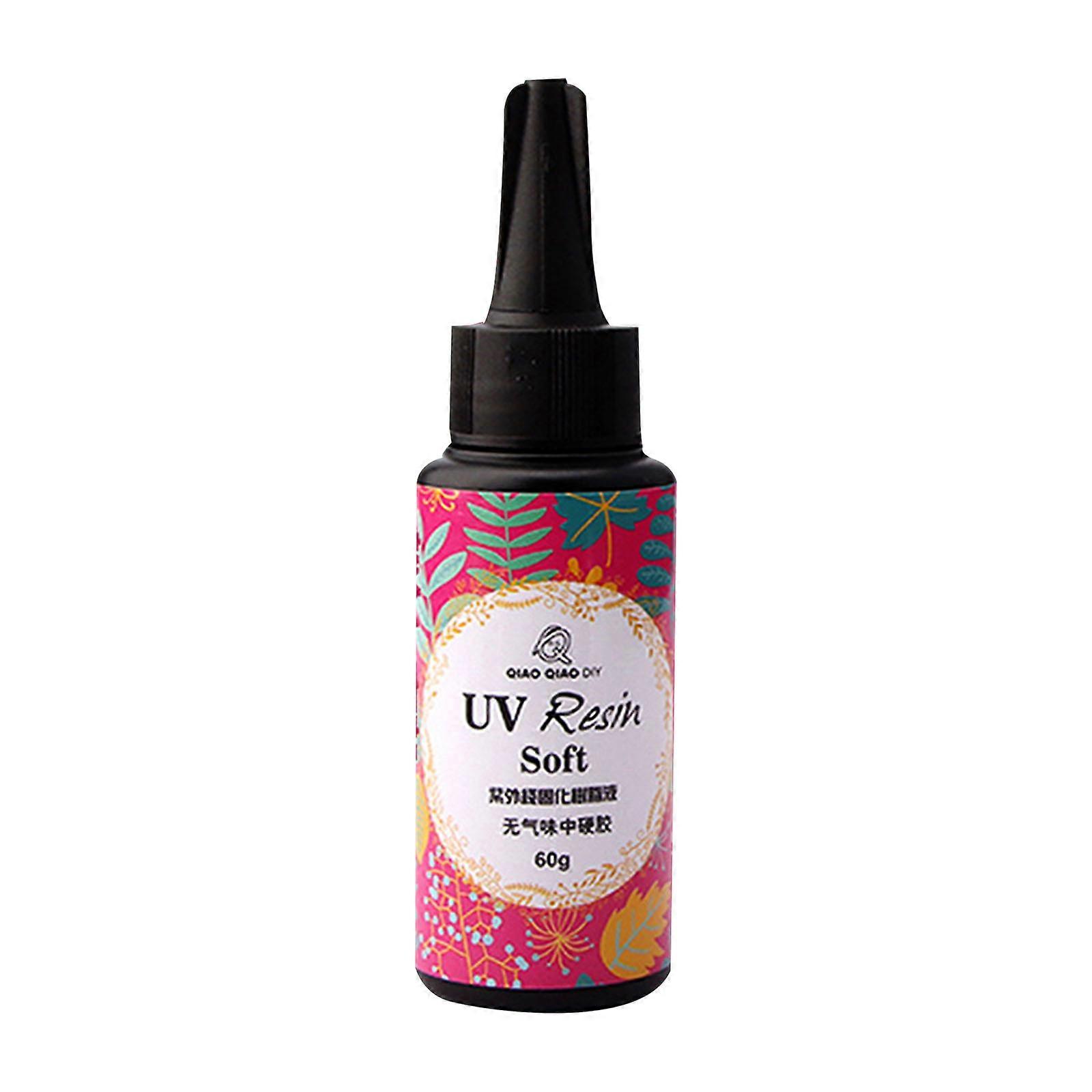 UV Resin Glue Crystal Clear Epoxy Resin Jewelry Making Middle Hard Glues for Mobile Phone for Shell Handmade Crafts Proj