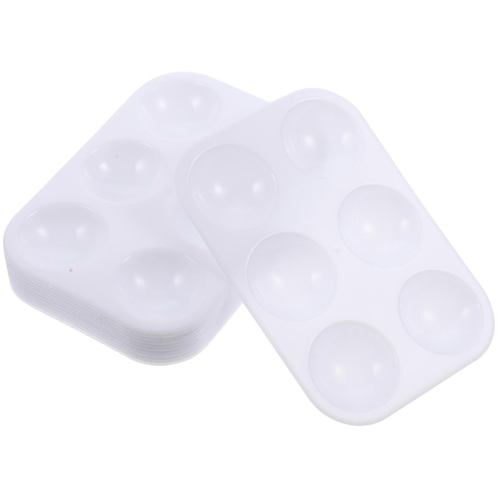 Practical Mixing Trays Rectangular Paint Art Enthusiasts 12Pcs