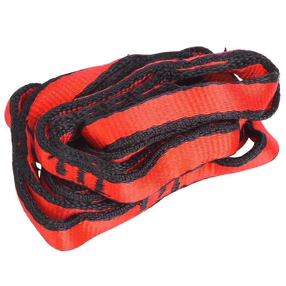 Nylon Rope with Loop for Yoga Hammock, Climbing and Mountaineering Accessory, Red