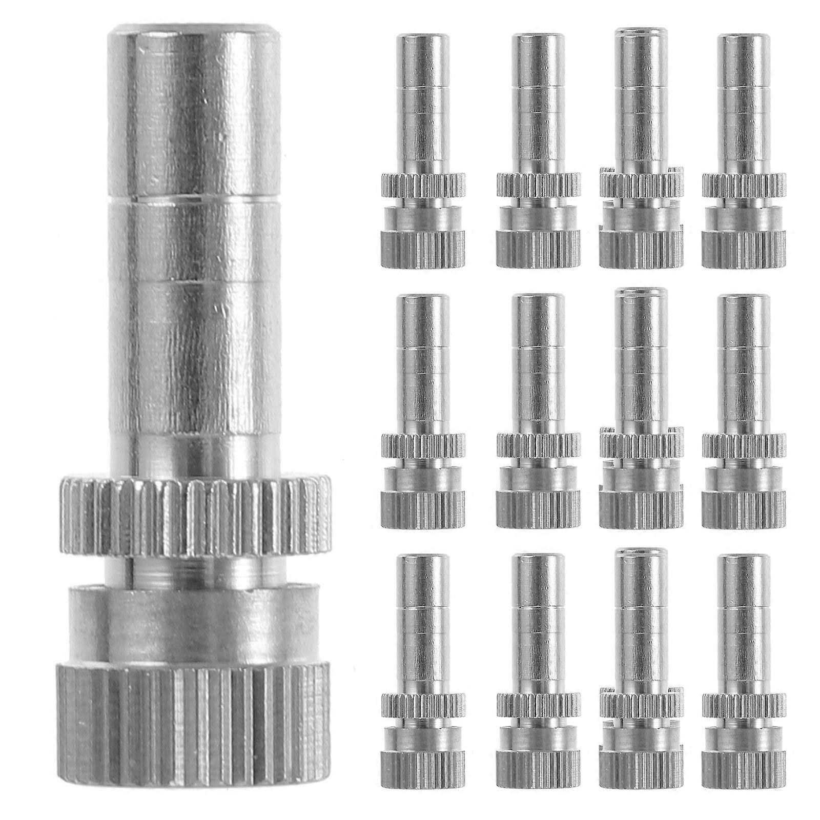 Misting Sprayer Nozzles Cooling System Nozzle Head Low Pressure Misting For Outdoor Garden Hose Sprinkler Nozzle 15Pcs