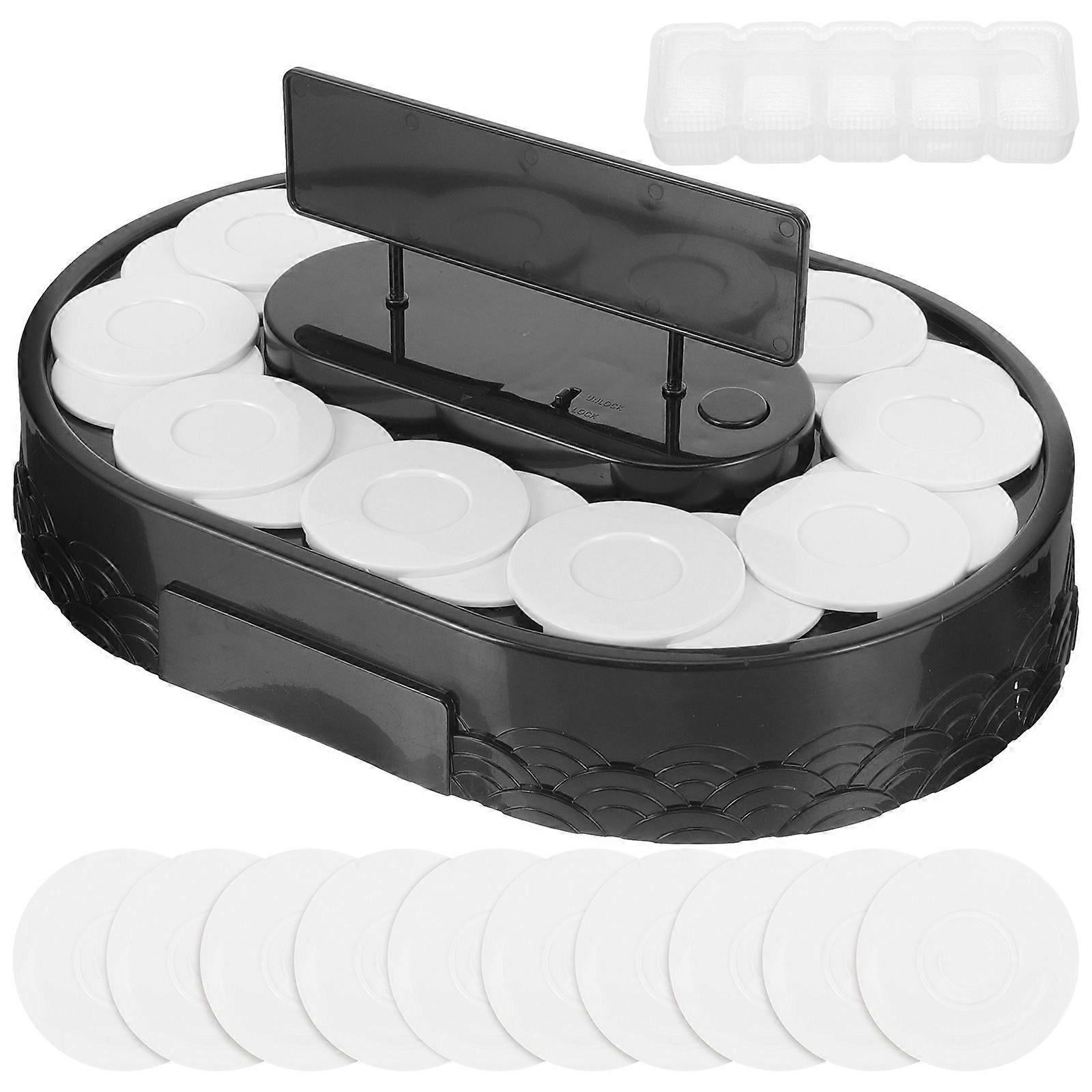 Automatic Rotating Sushi Display Stand Rotating Dessert Displaying Holder Turntable