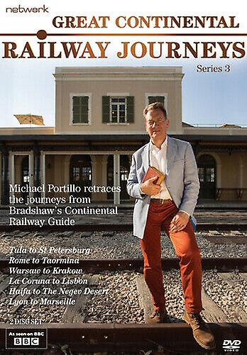 Great Continental Railway Journeys Series 3 DVD (2015) Michael Portillo cert E - Region 2