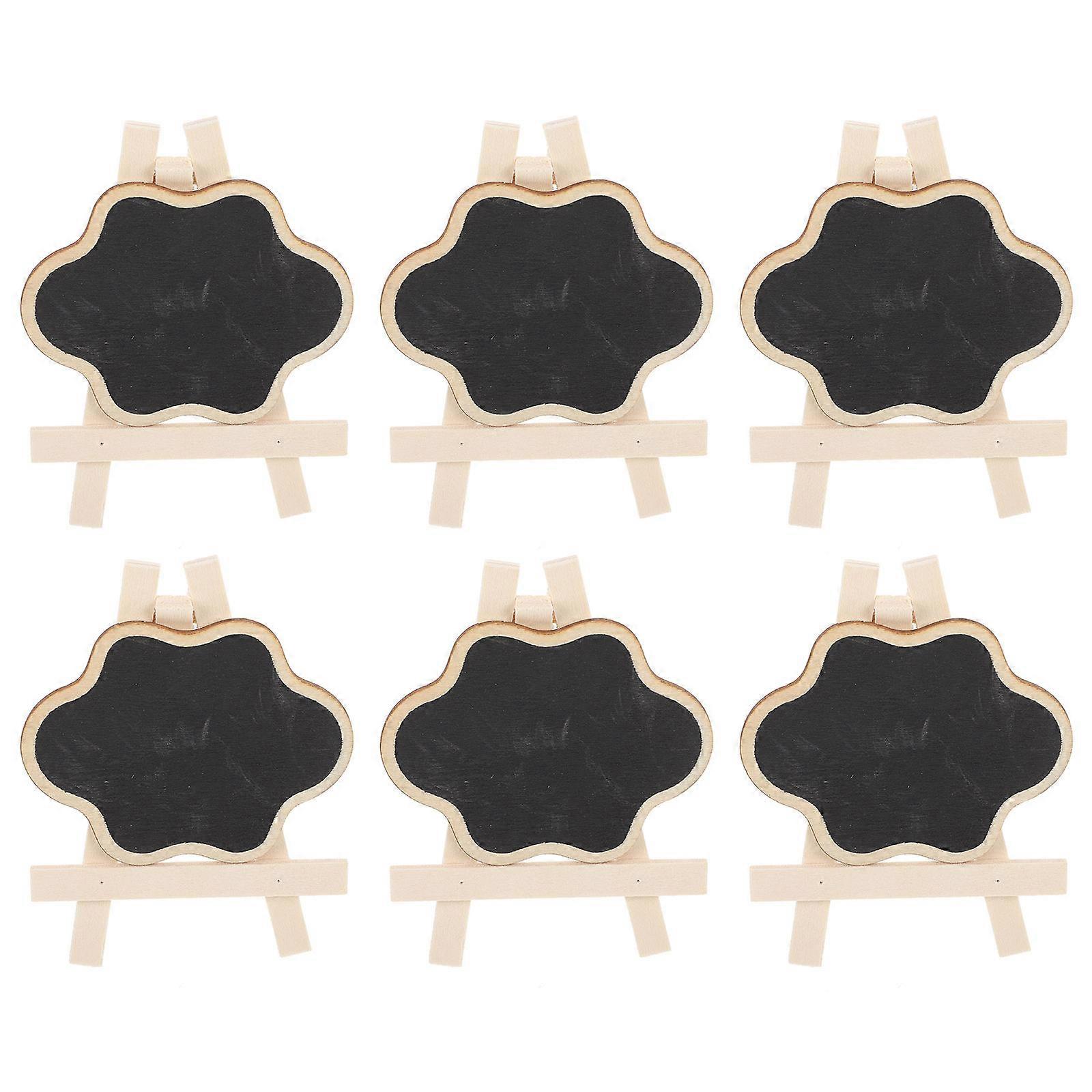 Chalkboard Signs Mini Chalk Board Sign Reusable Message Board For Parties Size 10.6x8cm 1 Set