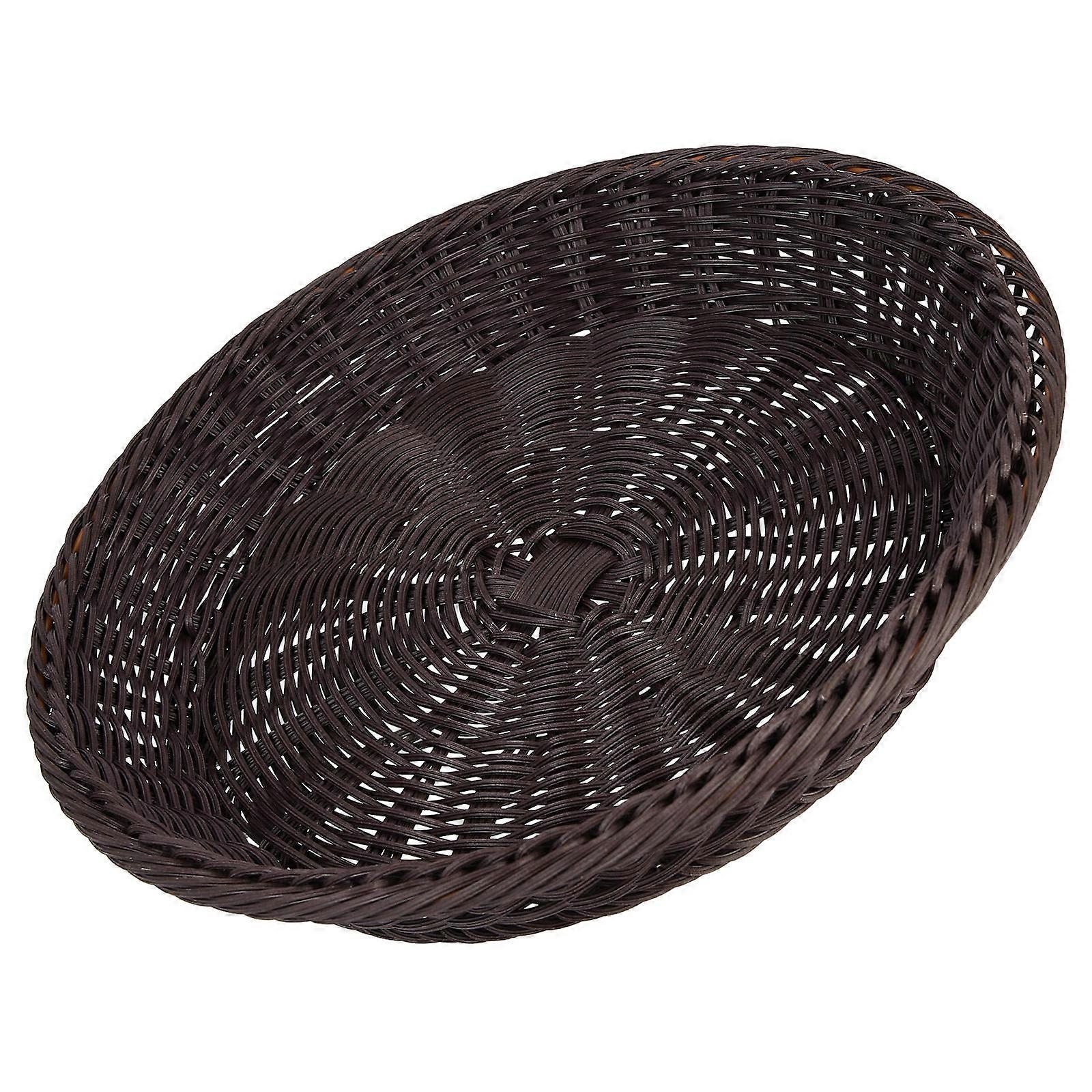 籐のパンのバスケットデスクトップシミュレーション新築祝いのための籐のフルーツバスケット現代的でシンプルな1セット