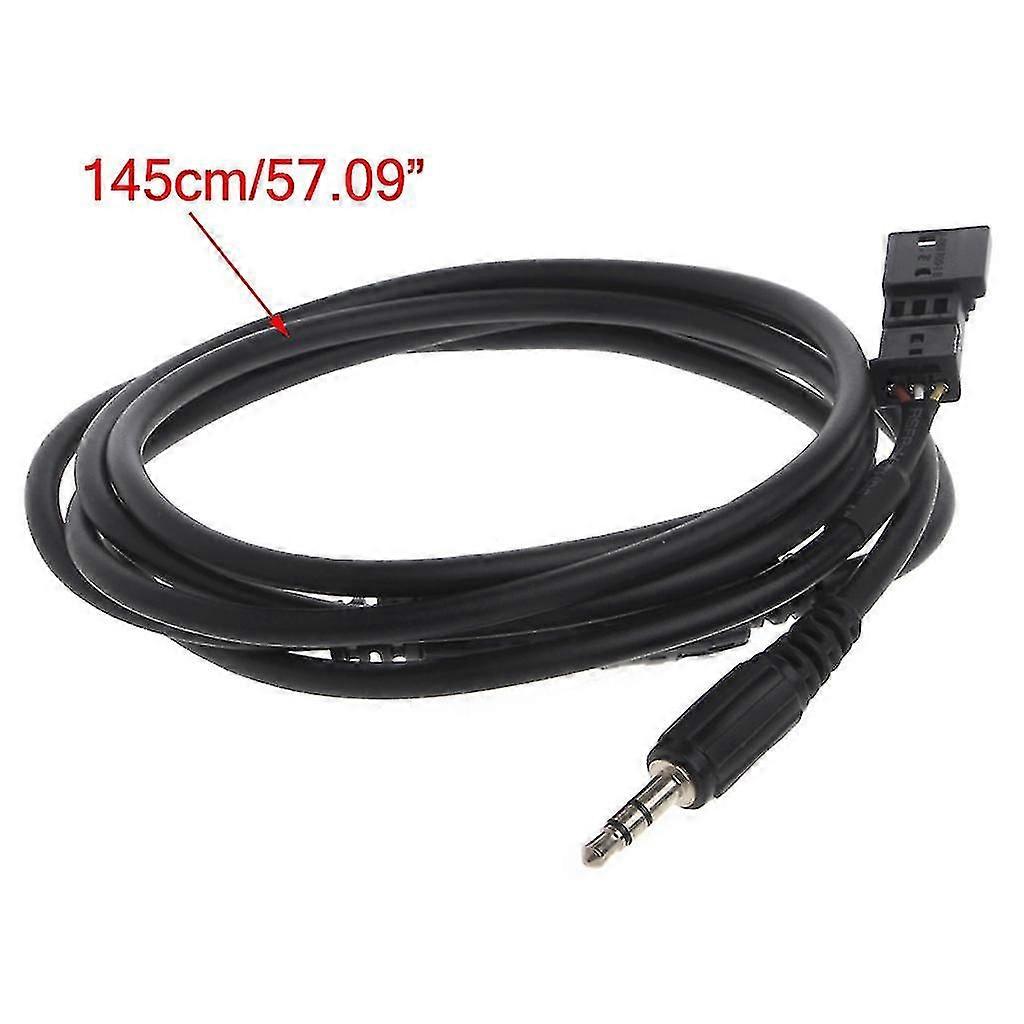 3 Pin 3.5mm Jack Aux Adapter Cable for Bm54 E39 E46 E53 X5, Seamless Audio Connectivity