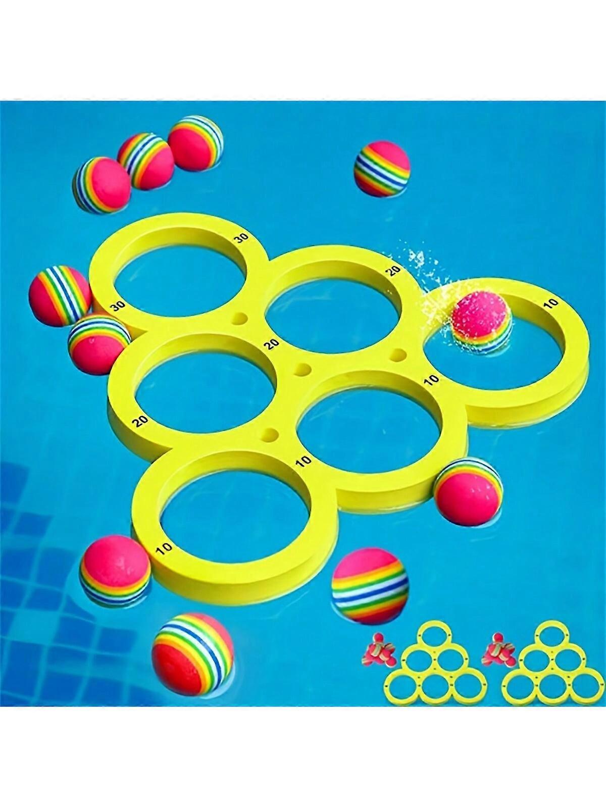 Family Friendly EVA Floating Pool Toy Set - Safe Toss Game for All Ages
