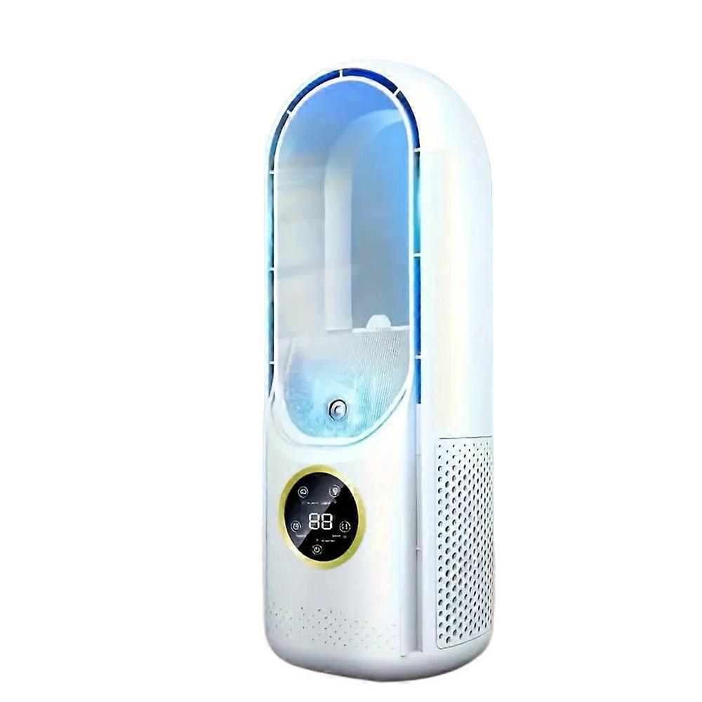 مكيف هواء محمول مع مرطب ومروحة تبريد ومبرد سطح مكتب شخصي للتخييم والمشي لمسافات طويلة والمكتب والمنزل وغرفة المعيشة