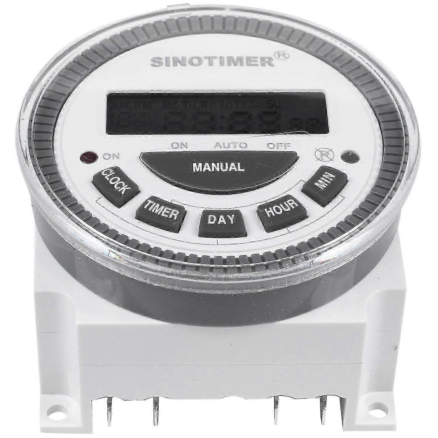 Tm-619h-2 230vac 7 Weekly Programmable Digital Timer Lighting Switch Output 220v Voltage With Dust