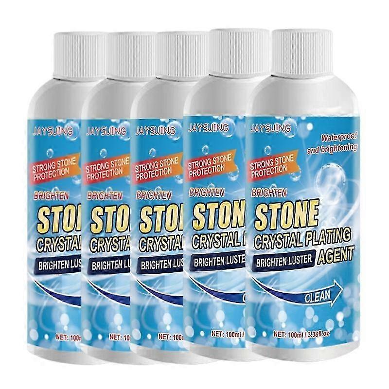 3x Stonework Polishing Coating Agent Stone Crystal Plating Agent Cleaner Sealer Επισκευή γρατζουνιών 