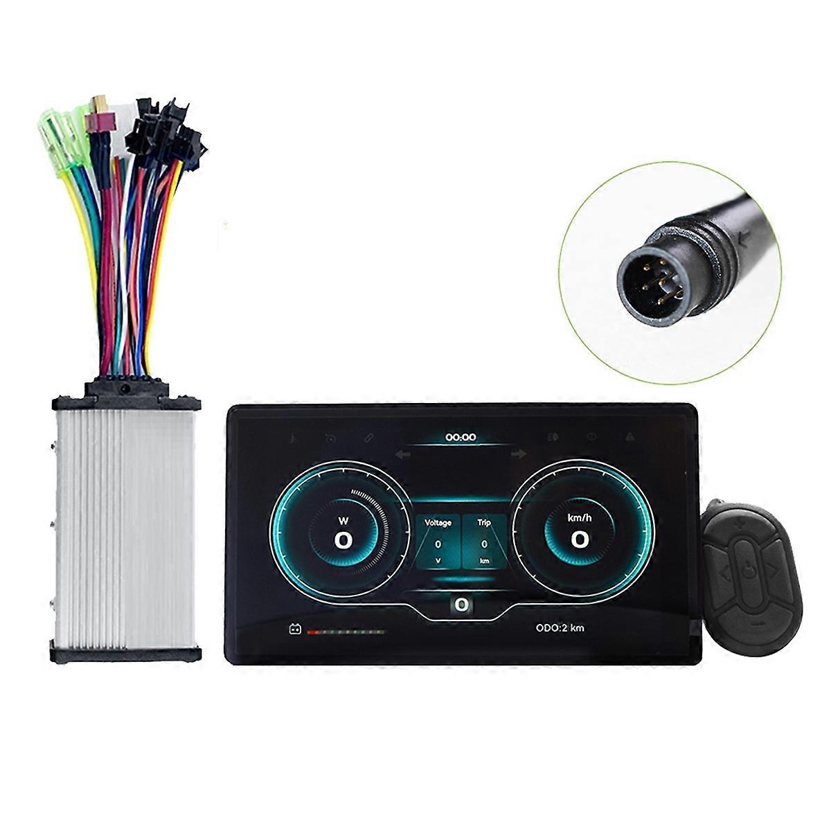 H8 Electric Bicycle Lcd Display+Controller Screen Projection Navigation Digital Stopwatch Speedomet