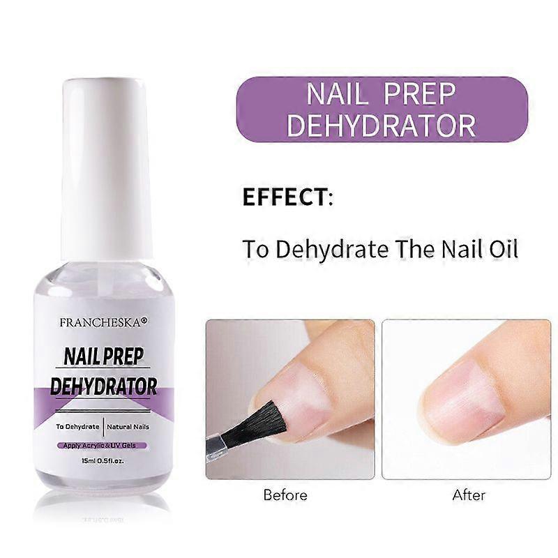 15ml Nail Primering Set Bonder Prep Dehydrator Desiccant Anti-warping Fast Drying No Need Of UV LED Lamp Nail Gel Polish TSLM1