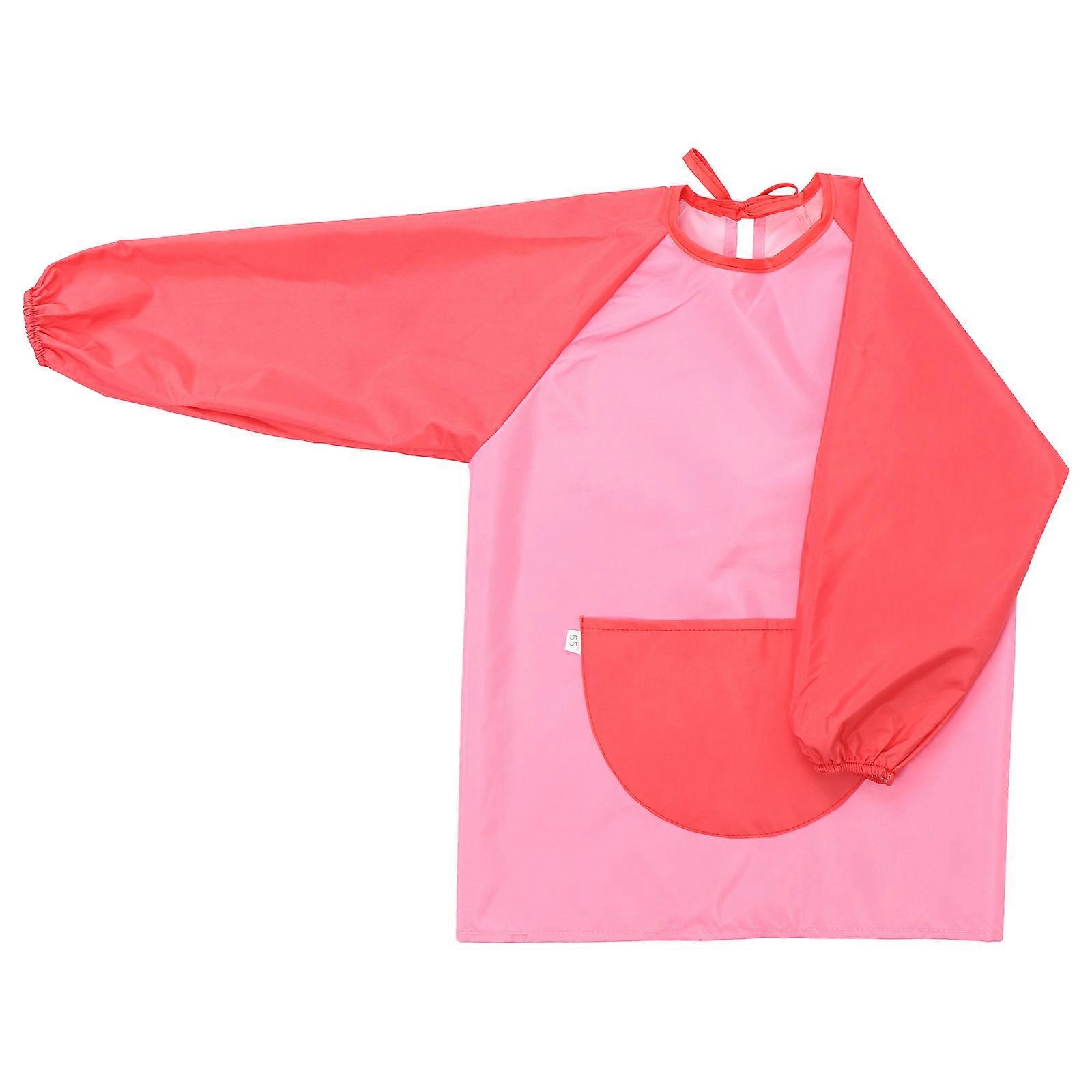 Water Resistant Long Sleeve Art Smock with Pocket for Kids – Easy to Clean, Ideal for Painting and Playtime