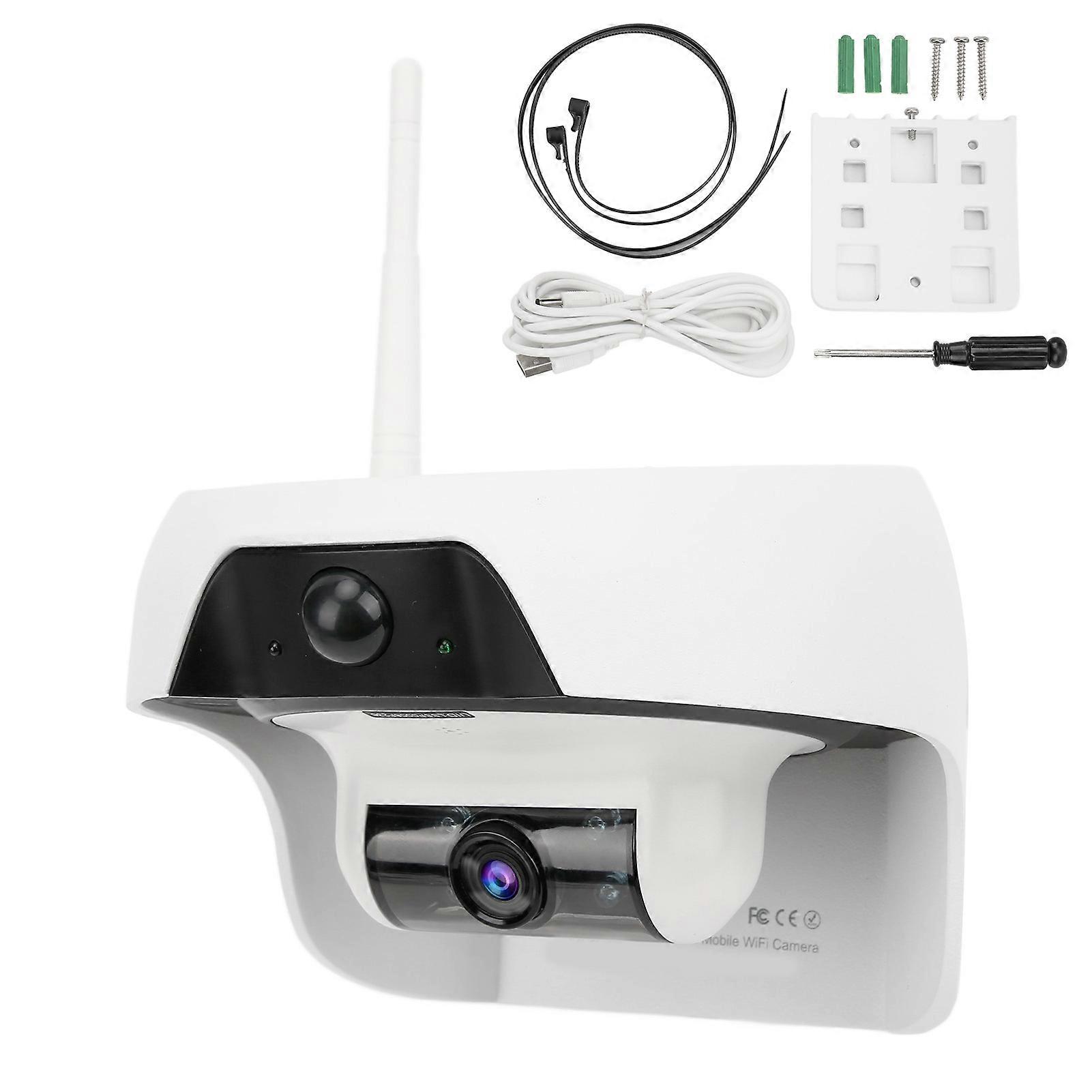 1080P Wireless IP Camera Solar Powered PIR Motion Detection 2 Way o IP55 Waterproof CCTV for Outdoor