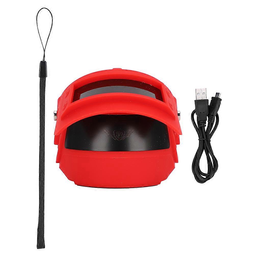 Mini Portable Helmet Multi Functional Wireless Bluetooth 4.2 Speaker Mobile Phone Bracket Loudspeaker for Outdoor Travel