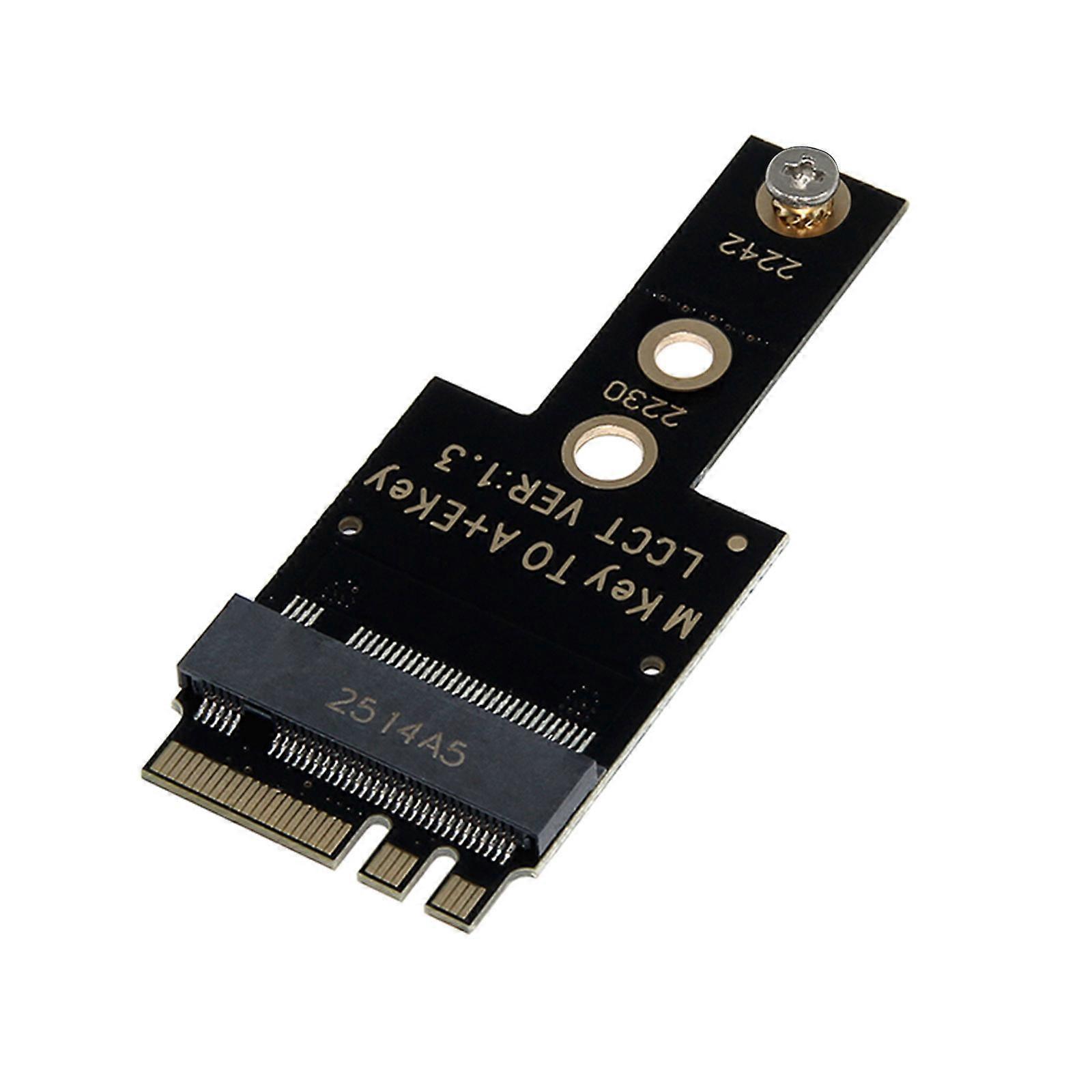M.2 A+E to PCIE Adapters Card for NVMe SSDs, PCIe4.0 Host Controller Expansion Card Supports 2242 NVME SSDs