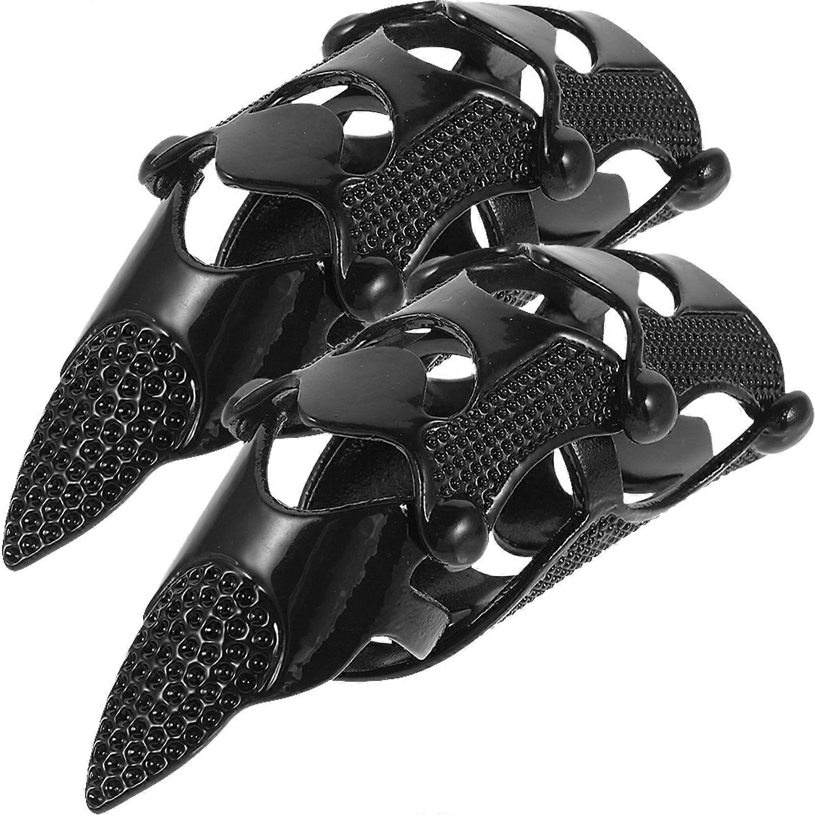 Goth Rings Punk Style Ring Creative Appearance for and Club 2Pcs