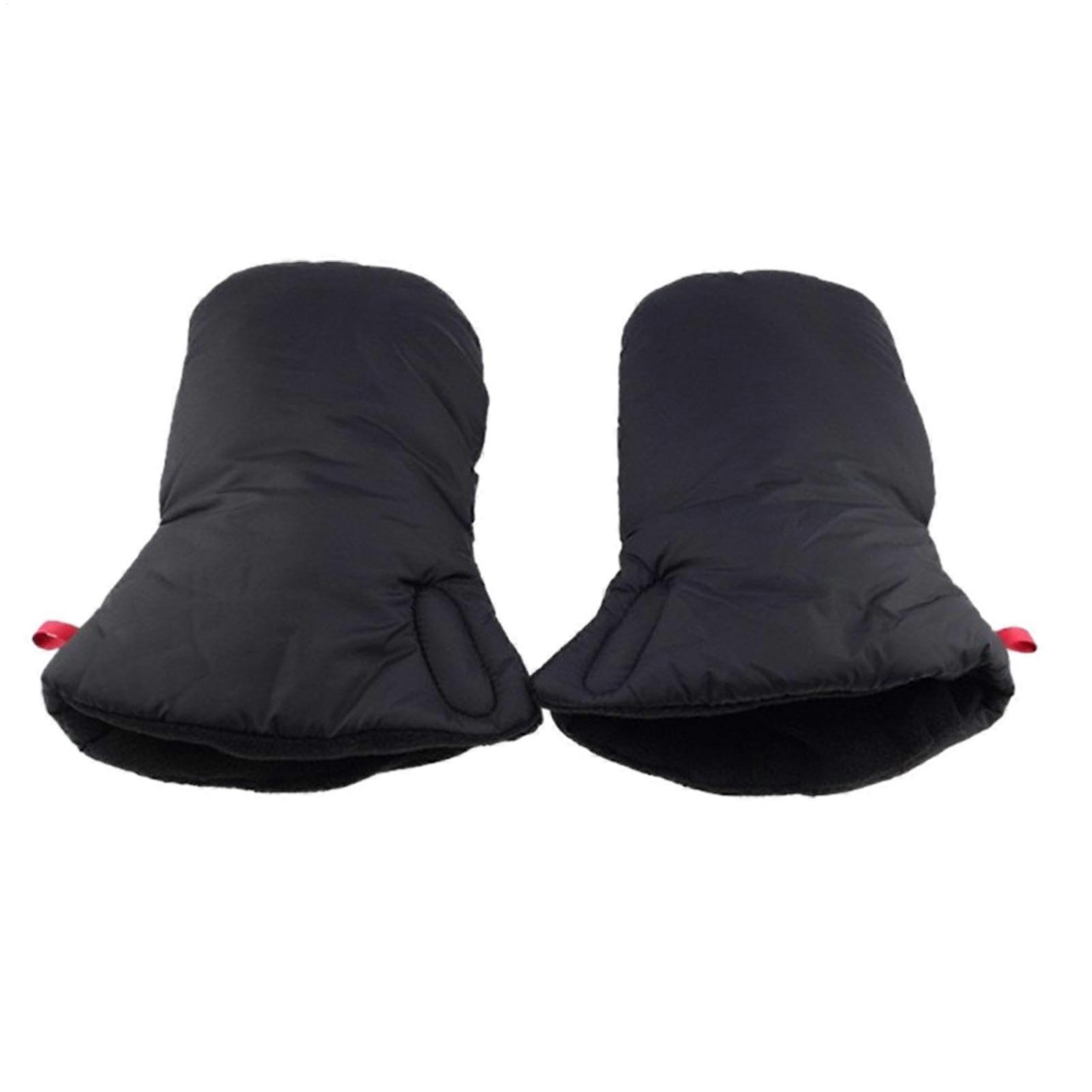 Stroller Warm Gloves, Extra Thick Fleece Mittens, Carriage Hand Muffs Accessory