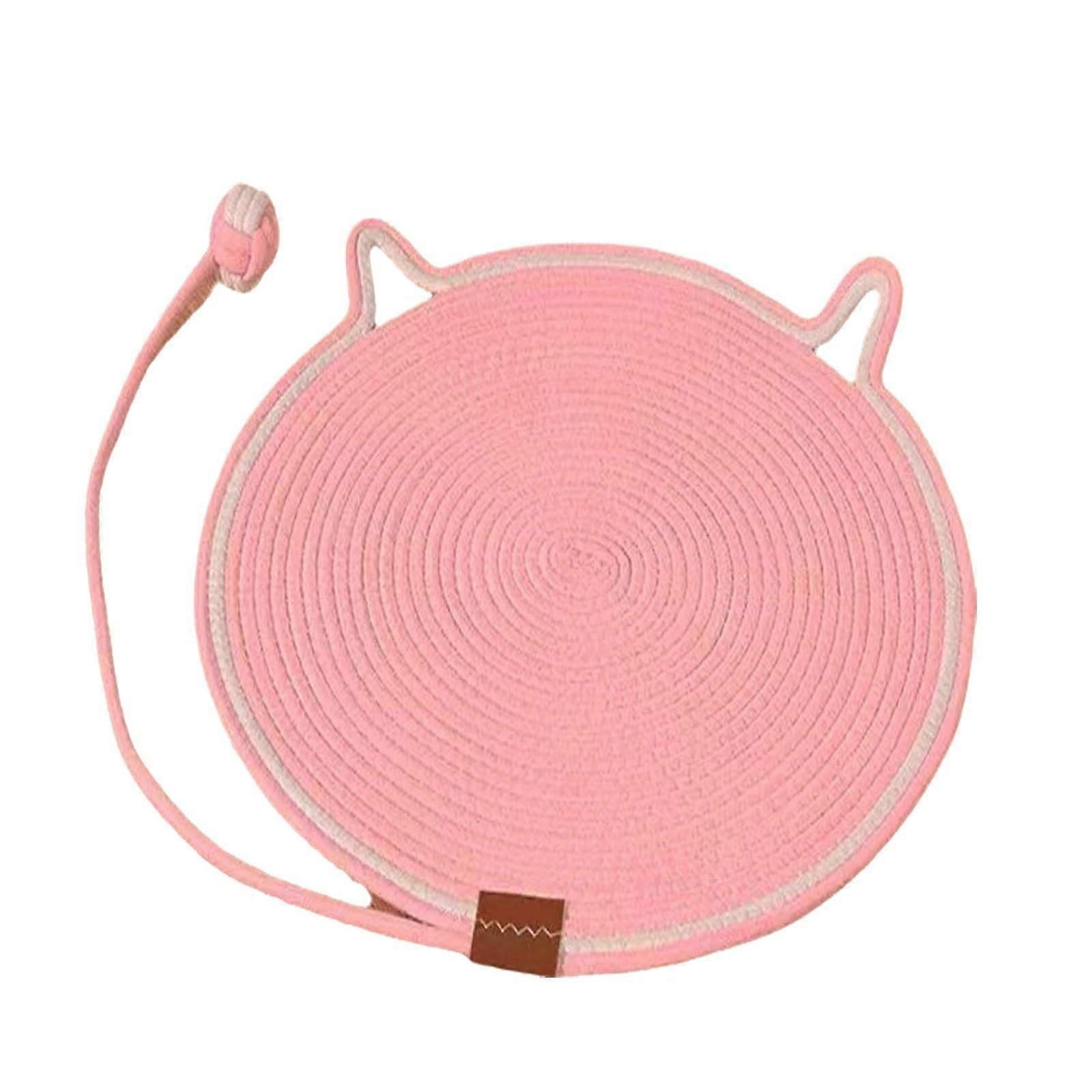 Doublesided scratching pad for cats, beautiful weaving, round shape, various sizes