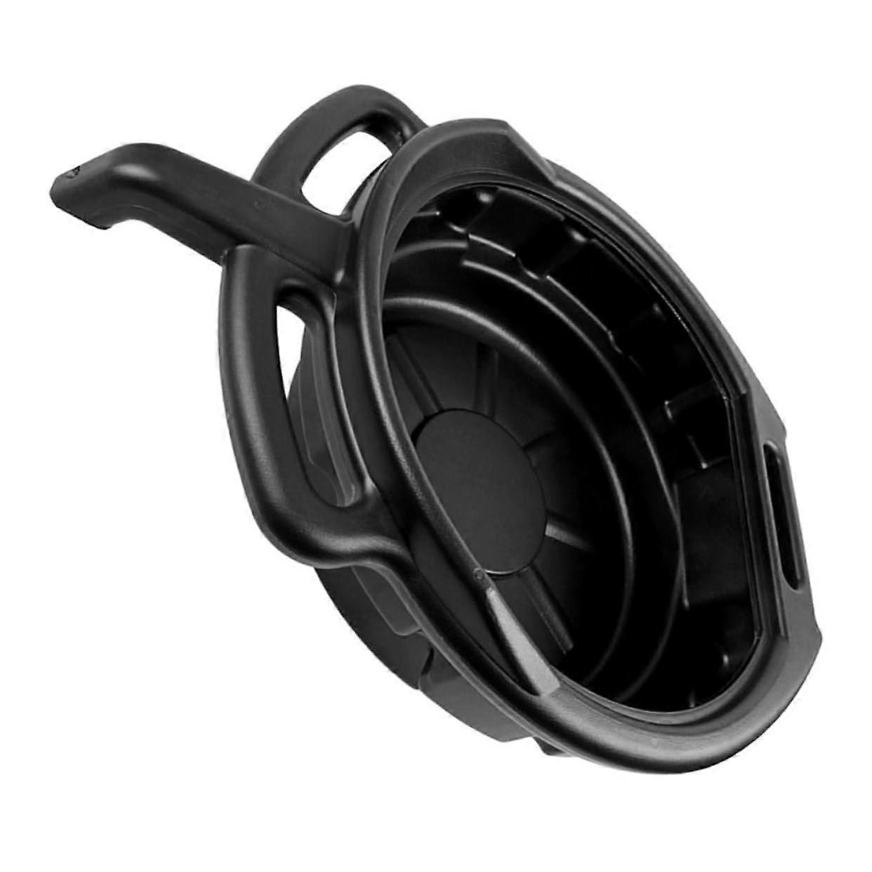 Robust oil drain tray made of PE material, 10 L waste oil container for car, oil drip tray