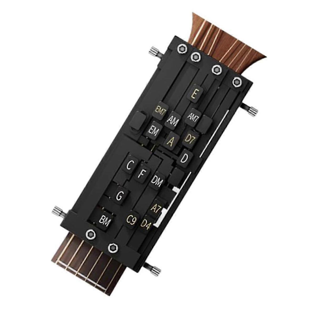 guitar chord trainer for beginners - portable practice tool with learning system for chords and scal