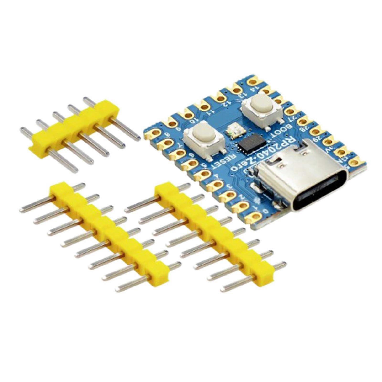 RP2040Zero development board, Microcontroller RP2040 processor, 133MHz operating frequency.