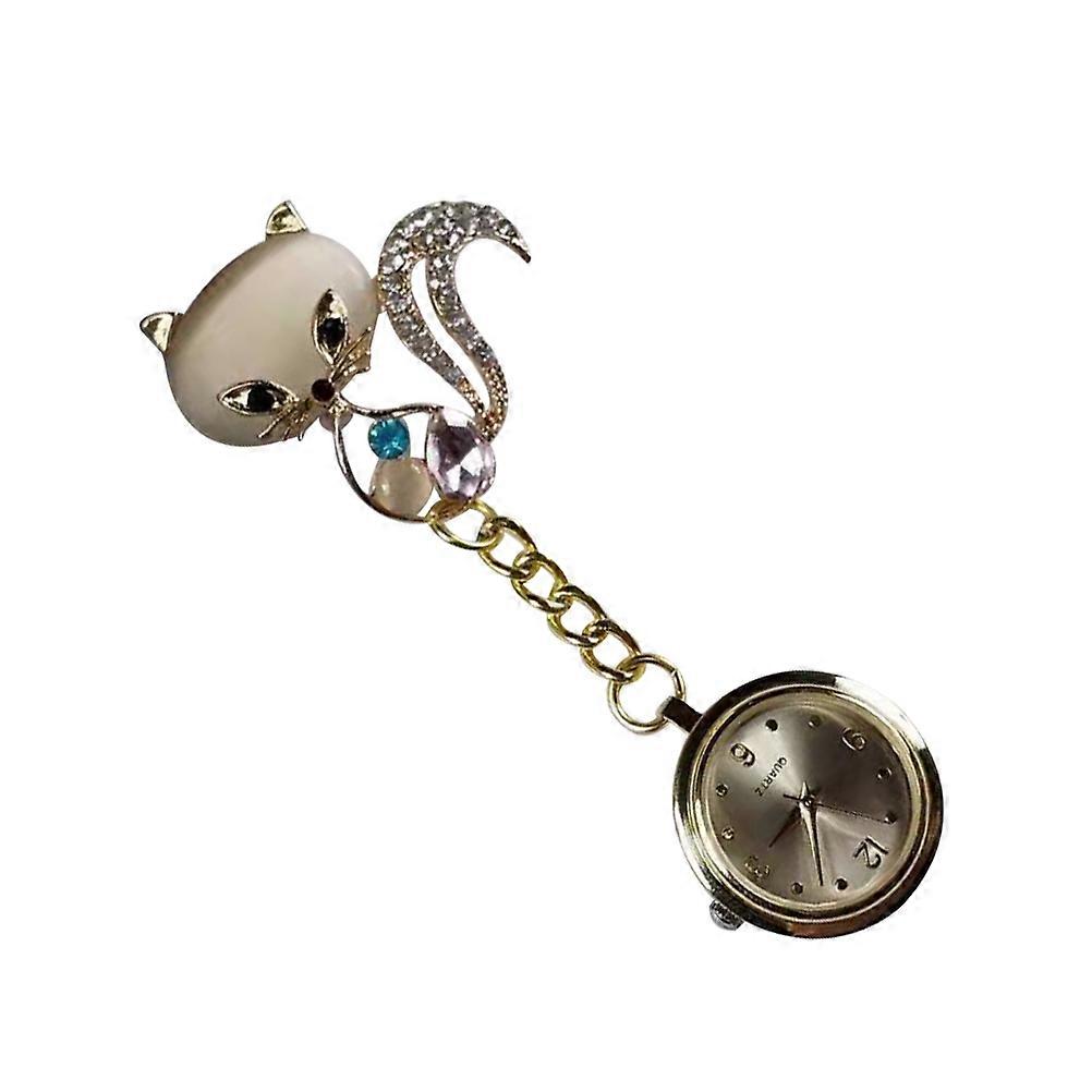 Elegant Pocket Watch for Decoration Use with Zinc Alloy Material and Golden Color 1.5 Inch