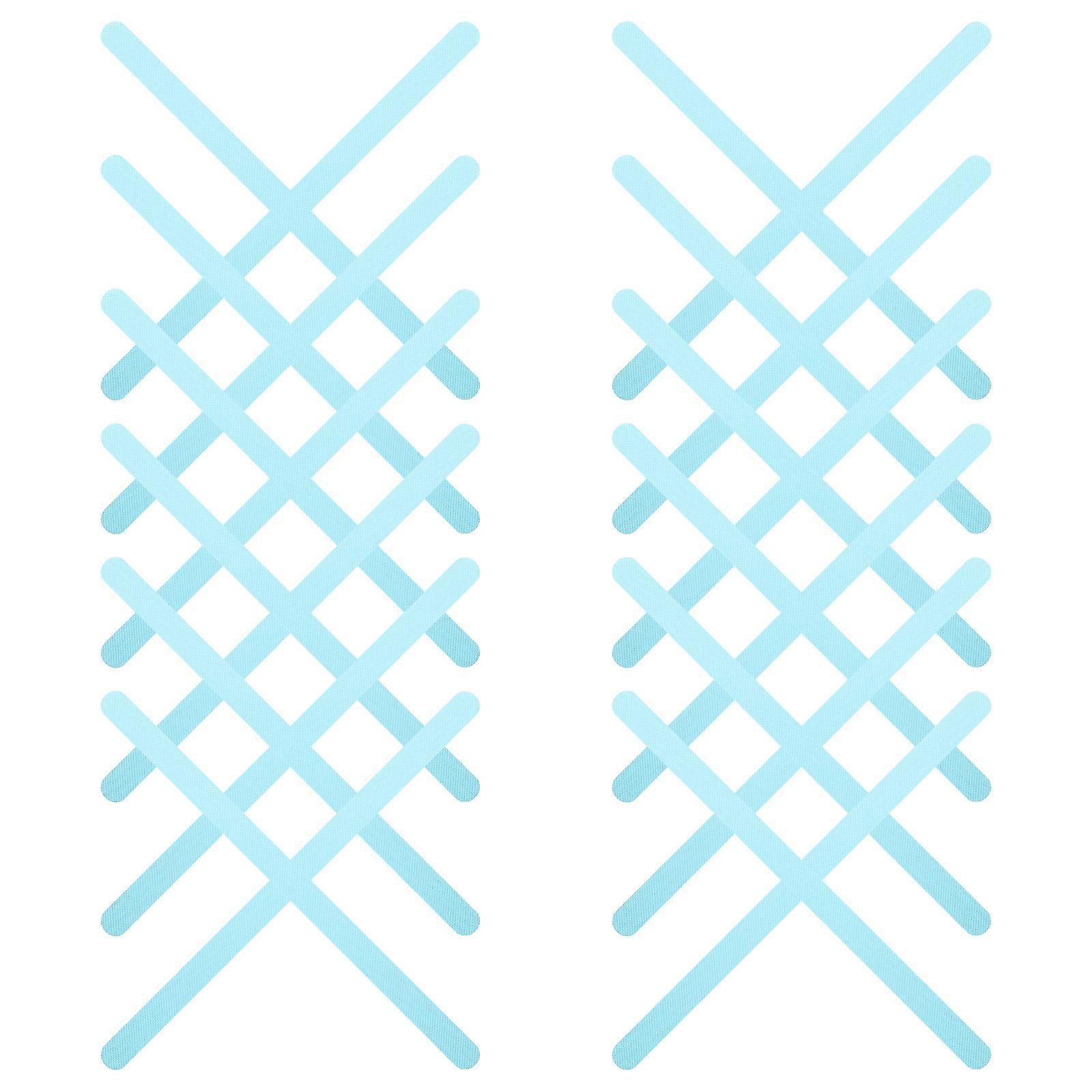 Frameless Shower Door Seal Strip Non Slip Decals Rectangular Pools Commercial Users 24Pcs