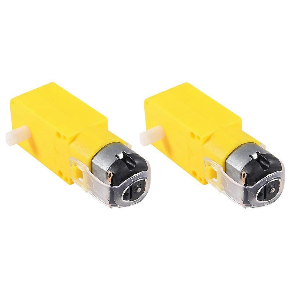 Gear Motor Replacement For Rc Aircraft Robotics Cars Dual Shaft Design Speed Adjustment 2Pack